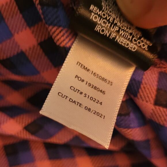 Torrid Plaid V Neck Short Sleeve Tunic Top Womens Plus Size 5X Blouse Oversized - Picture 11 of 12